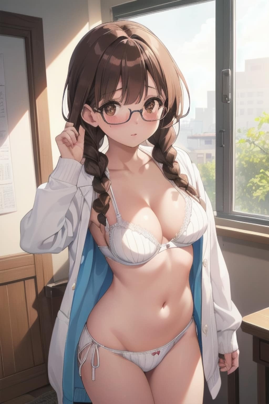 教室での脱衣は禁止はされてませんが…