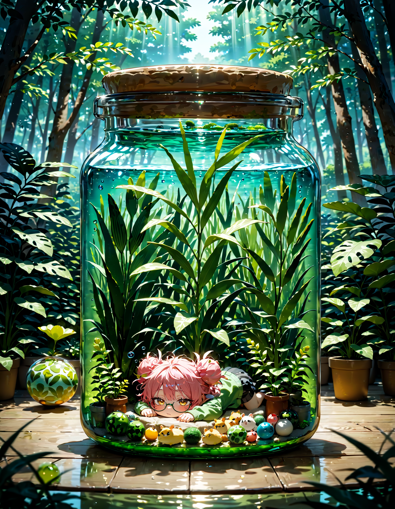 今日は何の日？　マリモの日 | の人気AIイラスト・グラビア