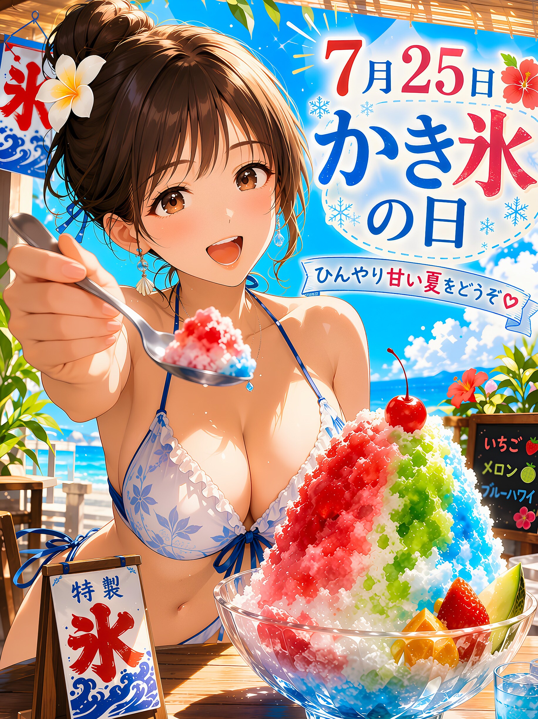 今日の１枚(7月25日)かき氷の日
