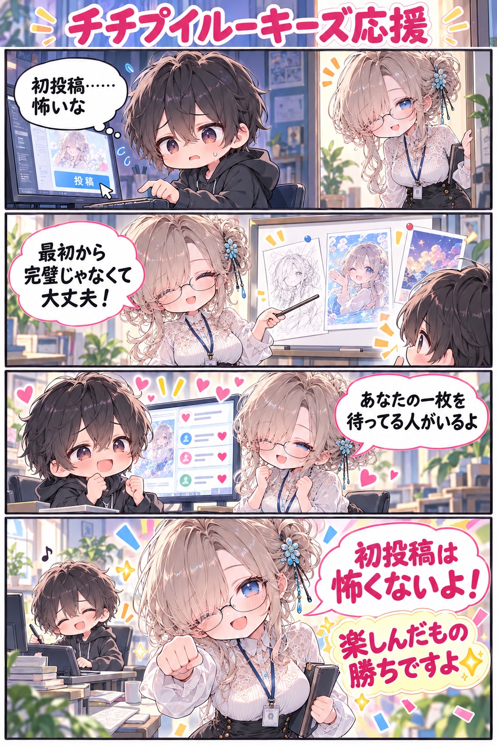 応援👓