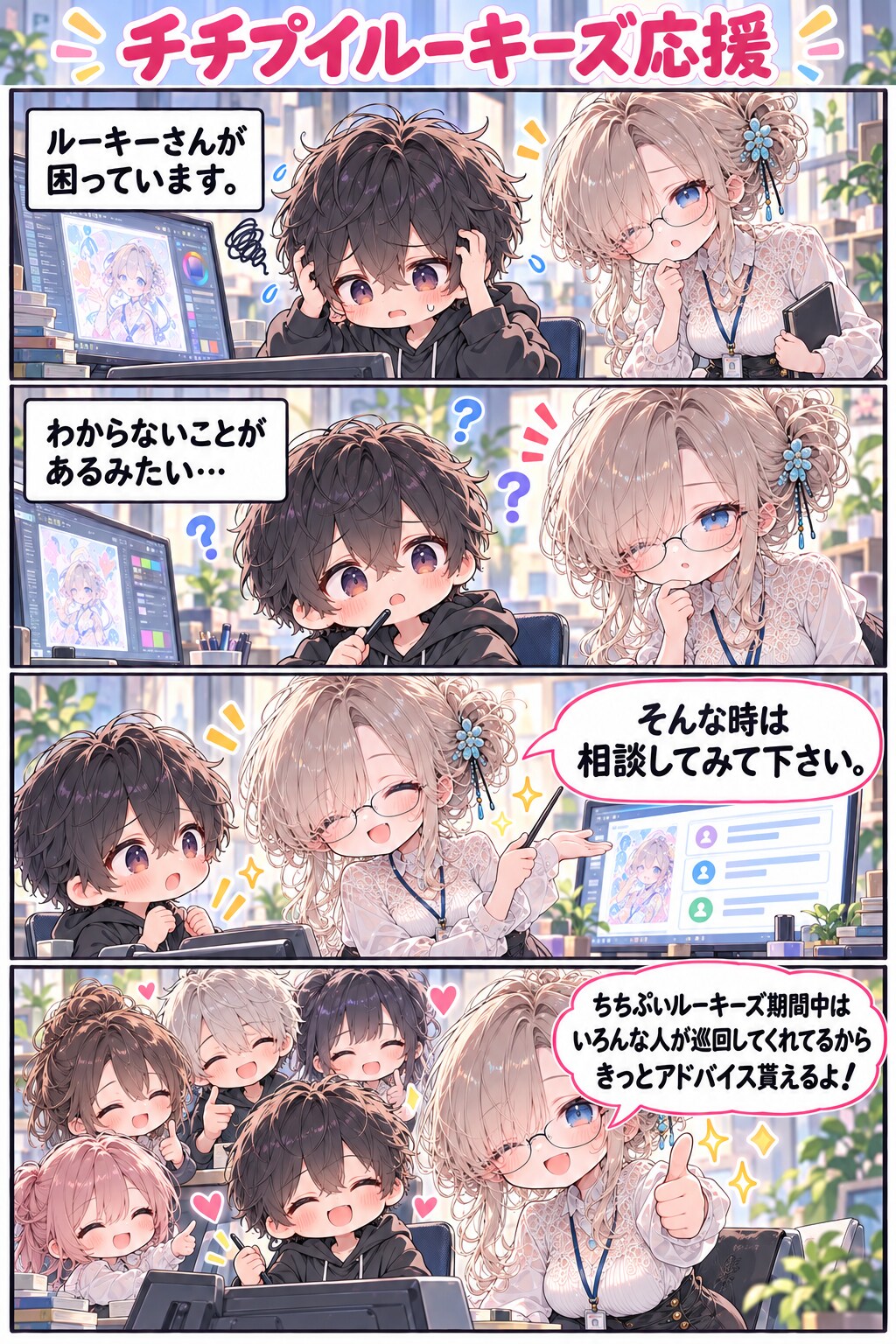 応援👓 | の人気AIイラスト・グラビア