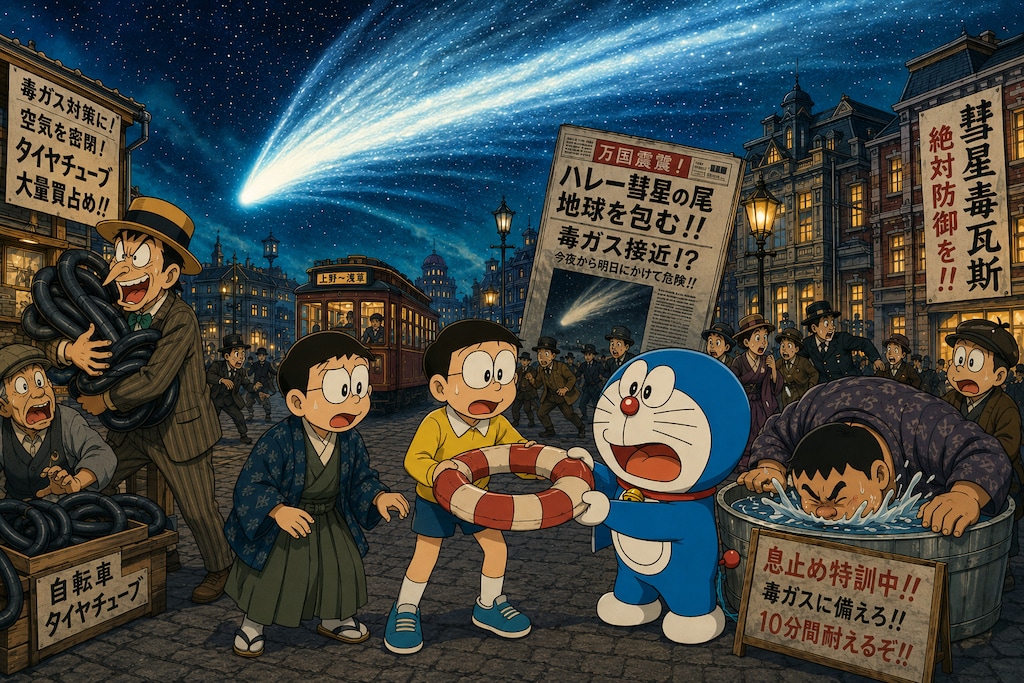 5月19日はハレー彗星のしっぽが地球を直撃した日