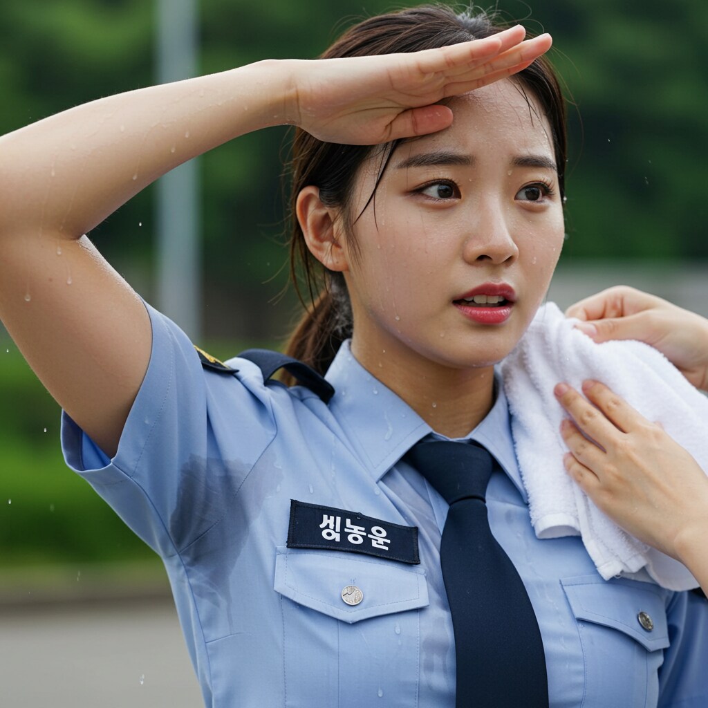 婦警を拭けい！