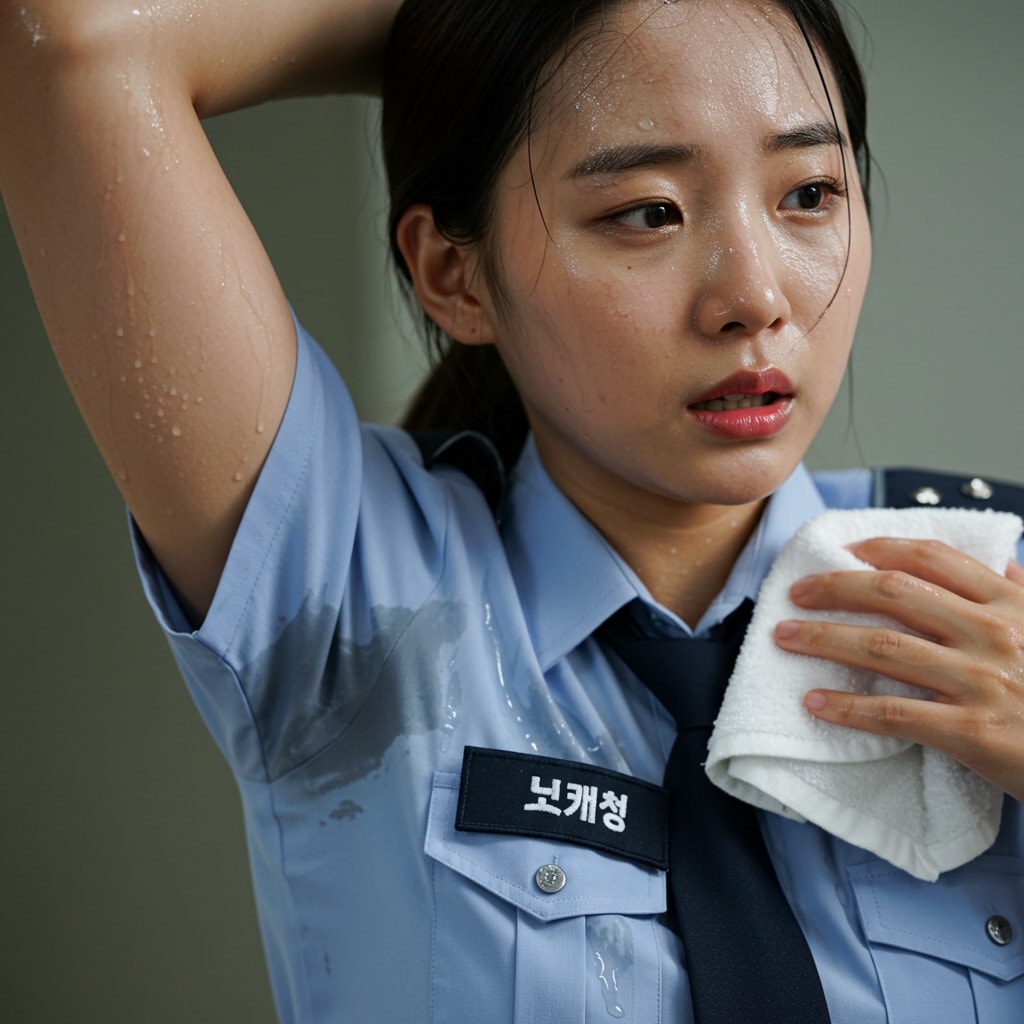 婦警を拭けい！