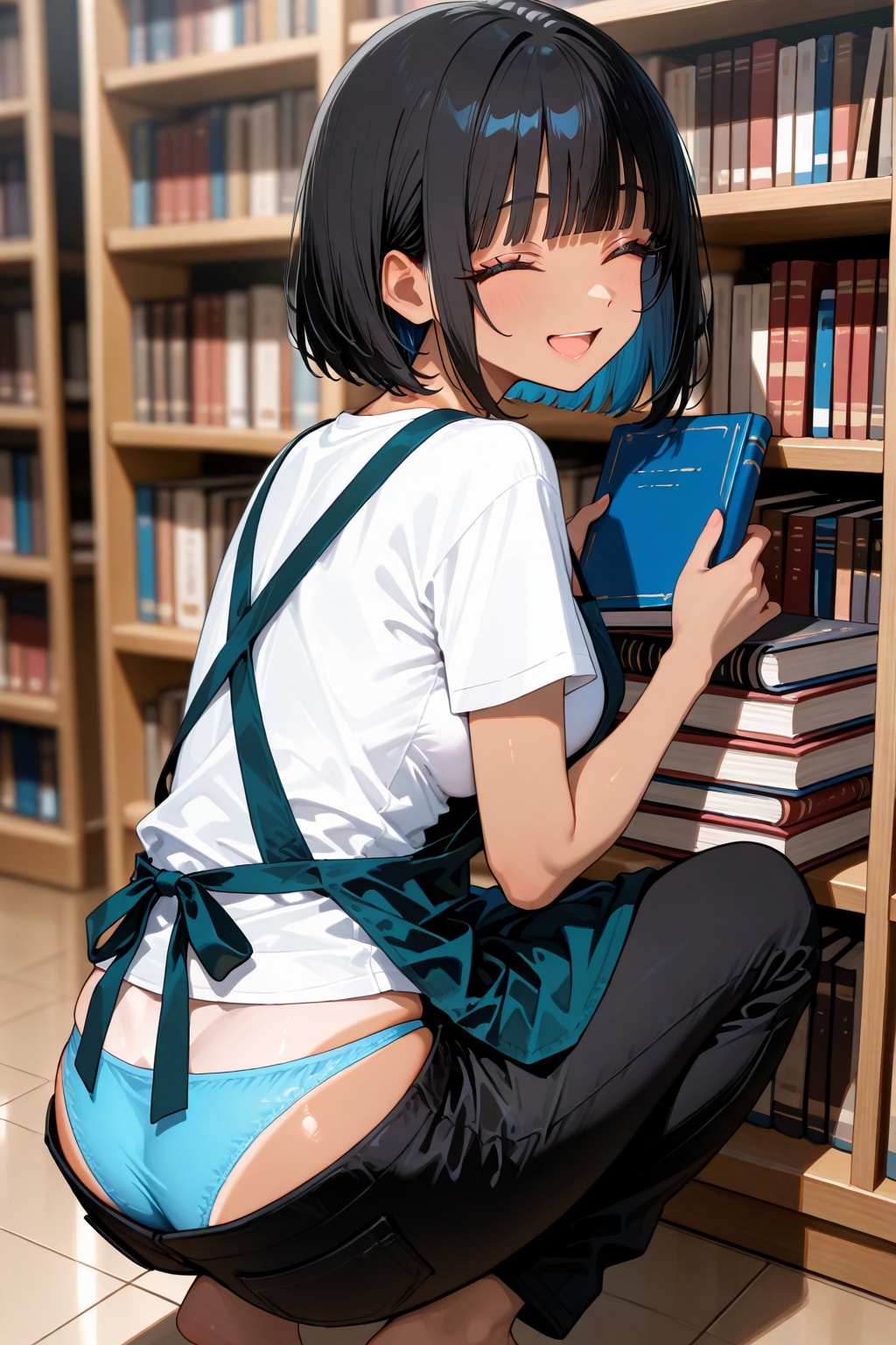 バイトの日焼け跡娘ちゃん