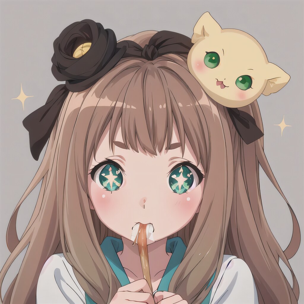 茶髪ロングのミニキャラ３