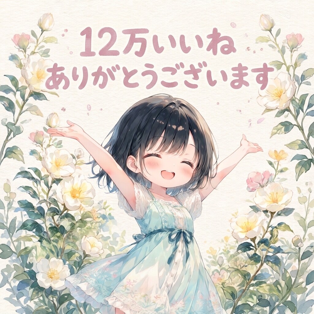 12万いいね、ありがとうございます