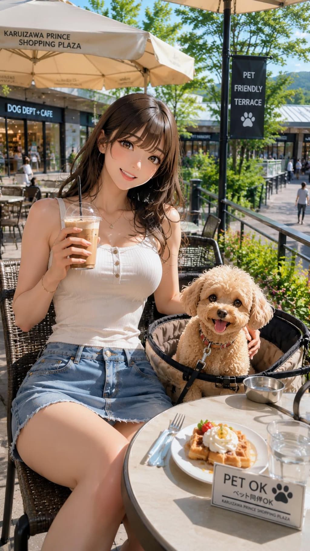 軽井沢プリンスショッピングプラザ🐕️