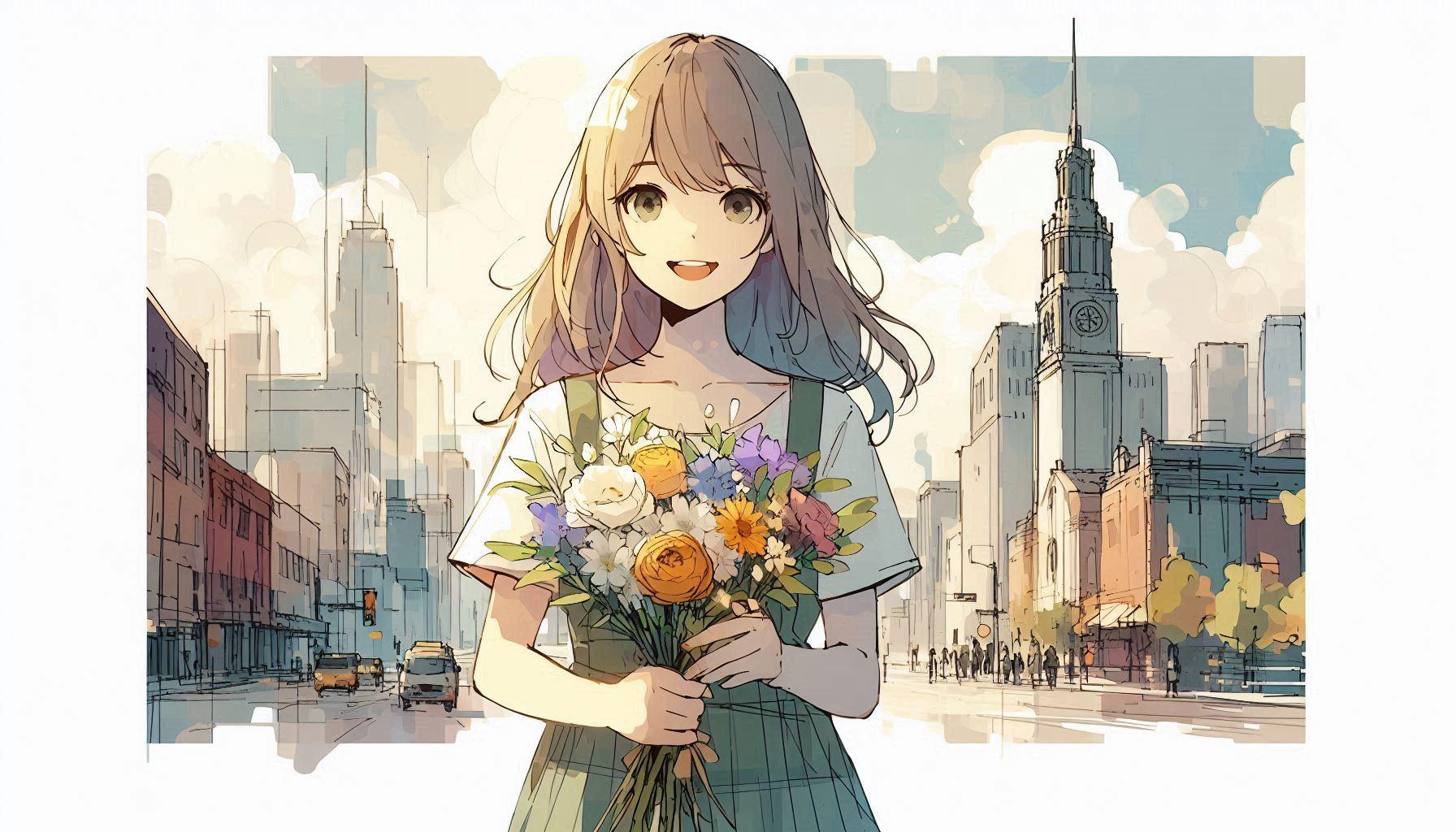花と少女58