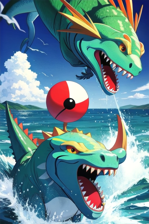 北アメリカの湖棲怪物 | の人気AIイラスト・グラビア