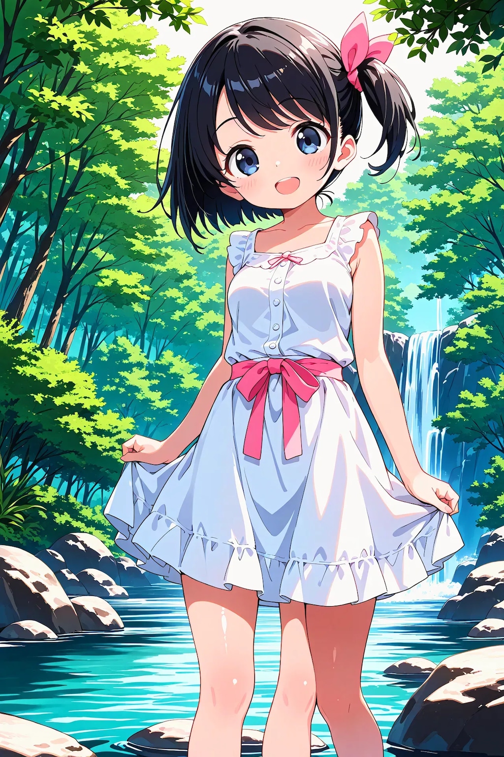 森の中のさやかちゃん
