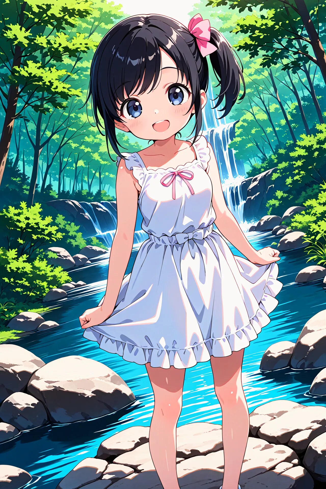 森の中のさやかちゃん