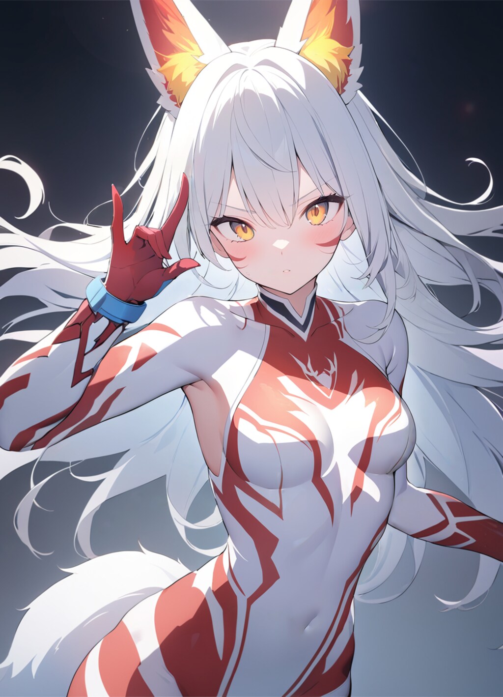 コンコンコン　ボディペイントっぽい部分もあるかと・・・