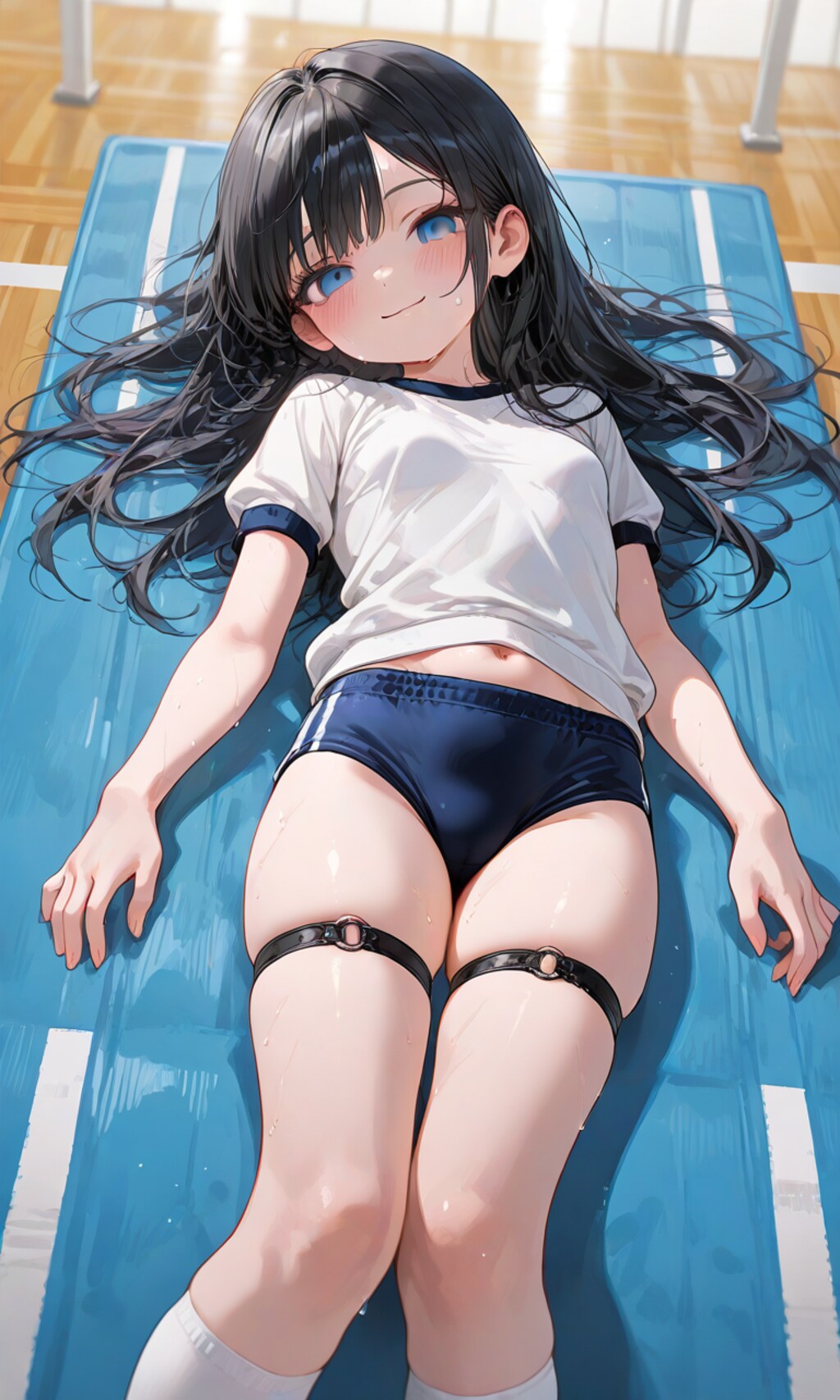 黒髪ロリロングブルマ