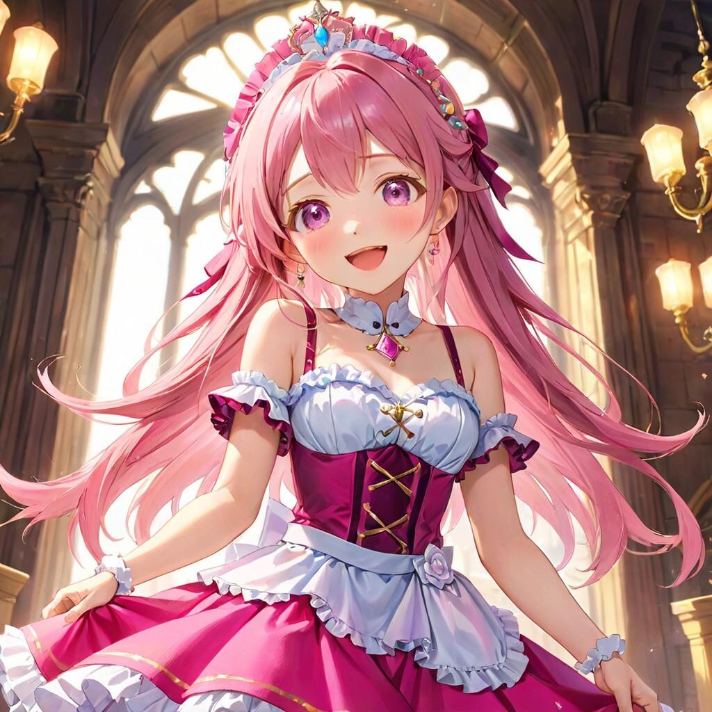 [11枚] プリンセス・ピンクのお城案内（姫さま！の４）