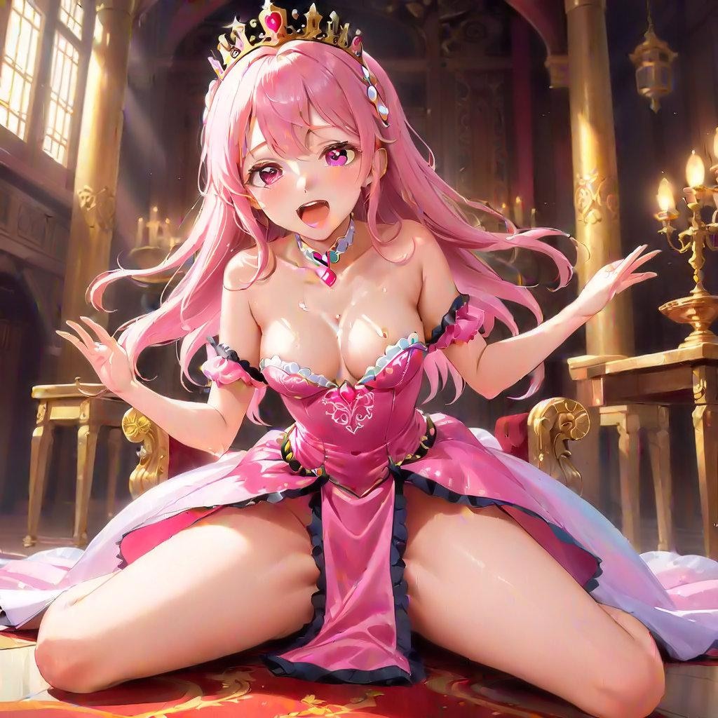 [11枚] プリンセス・ピンクのお城案内（姫さま！の４）