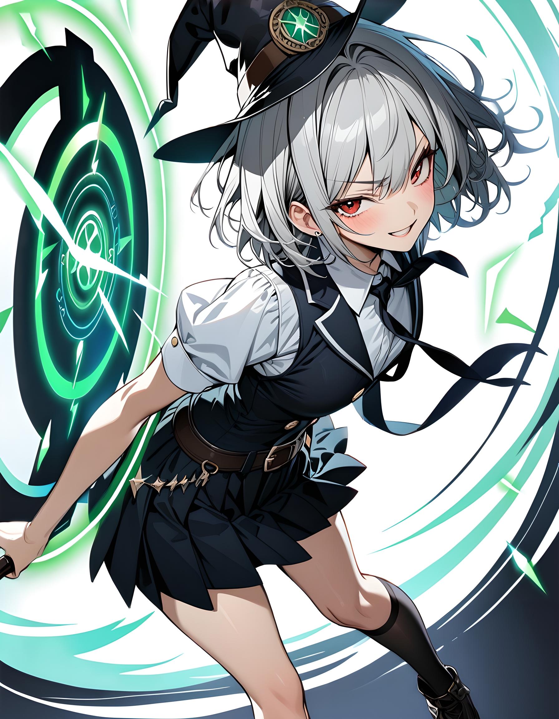 風属性の魔女っ娘