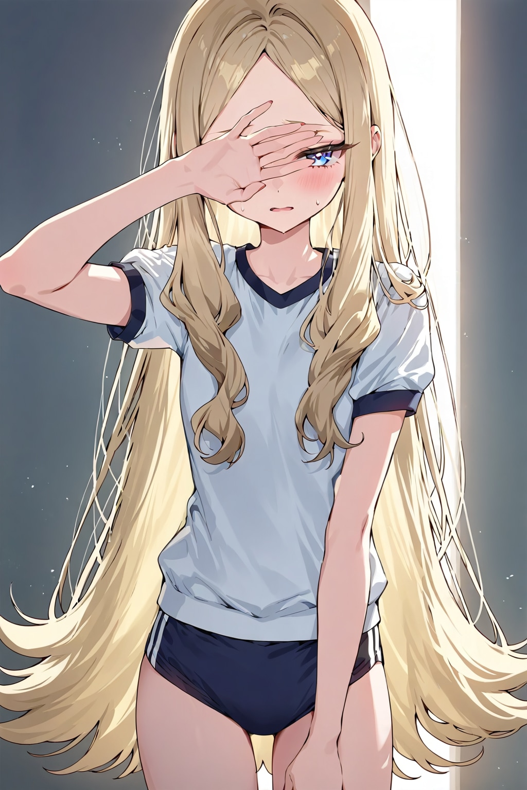 なにかを見てしまった子
