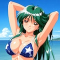 星条旗ビキニの華澄先生🇺🇸👙🏖️❤️ 5枚目