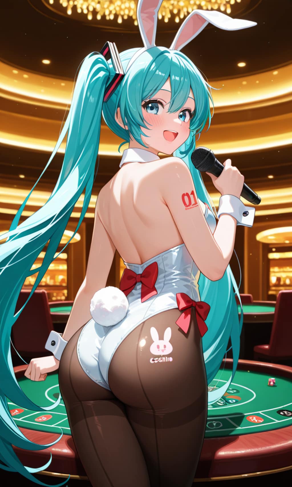 コスプレして歌う初音ミク②