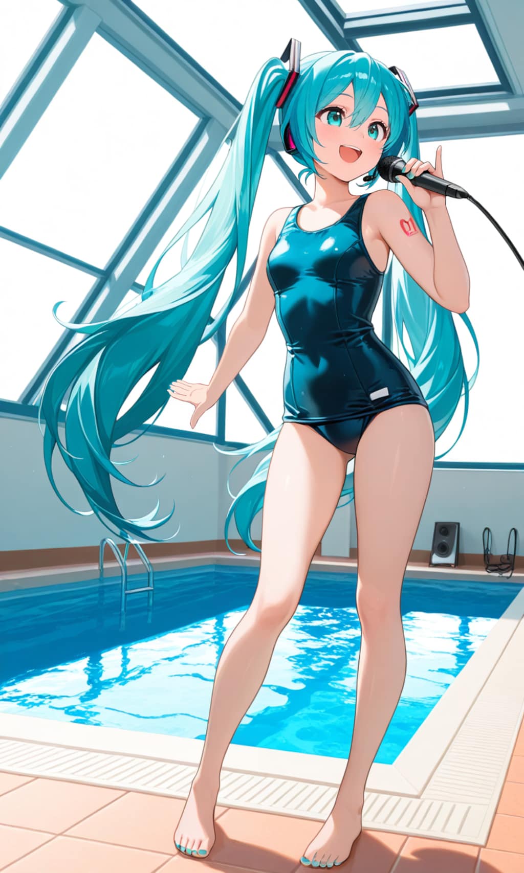 コスプレして歌う初音ミク②