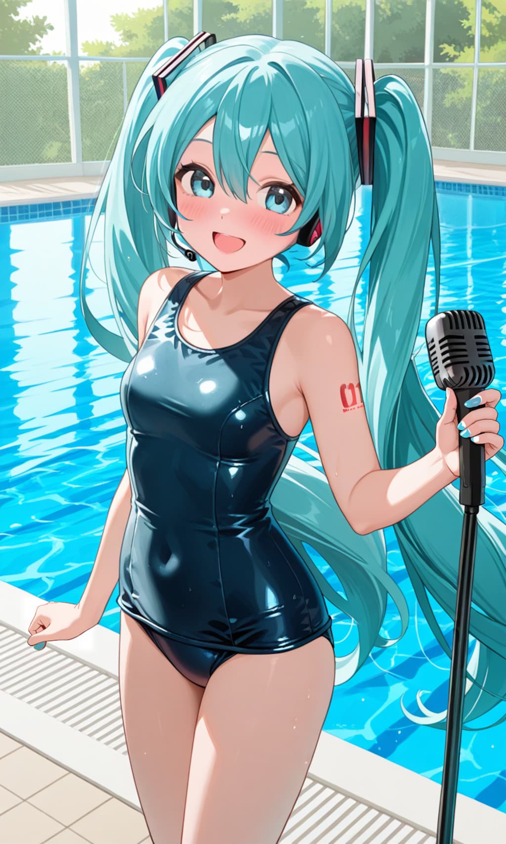 コスプレして歌う初音ミク②