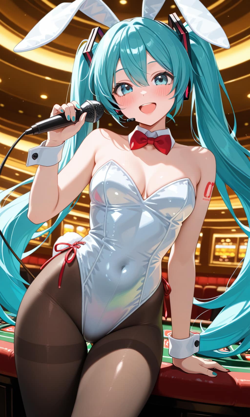 コスプレして歌う初音ミク②