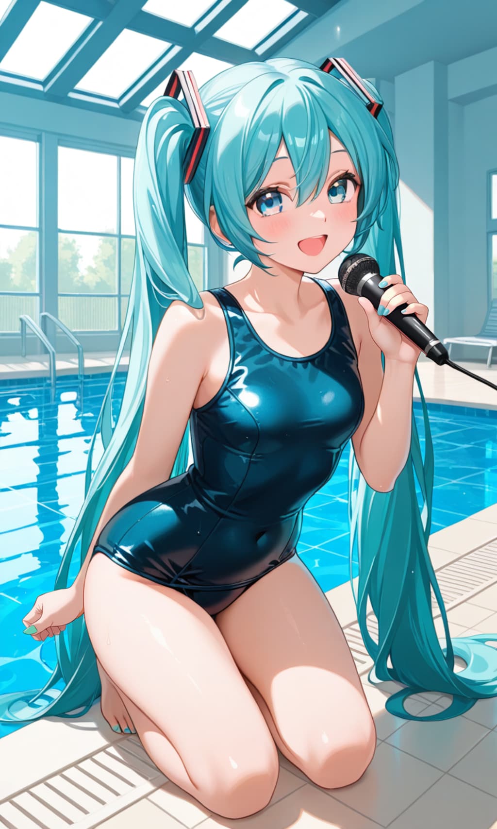 コスプレして歌う初音ミク②