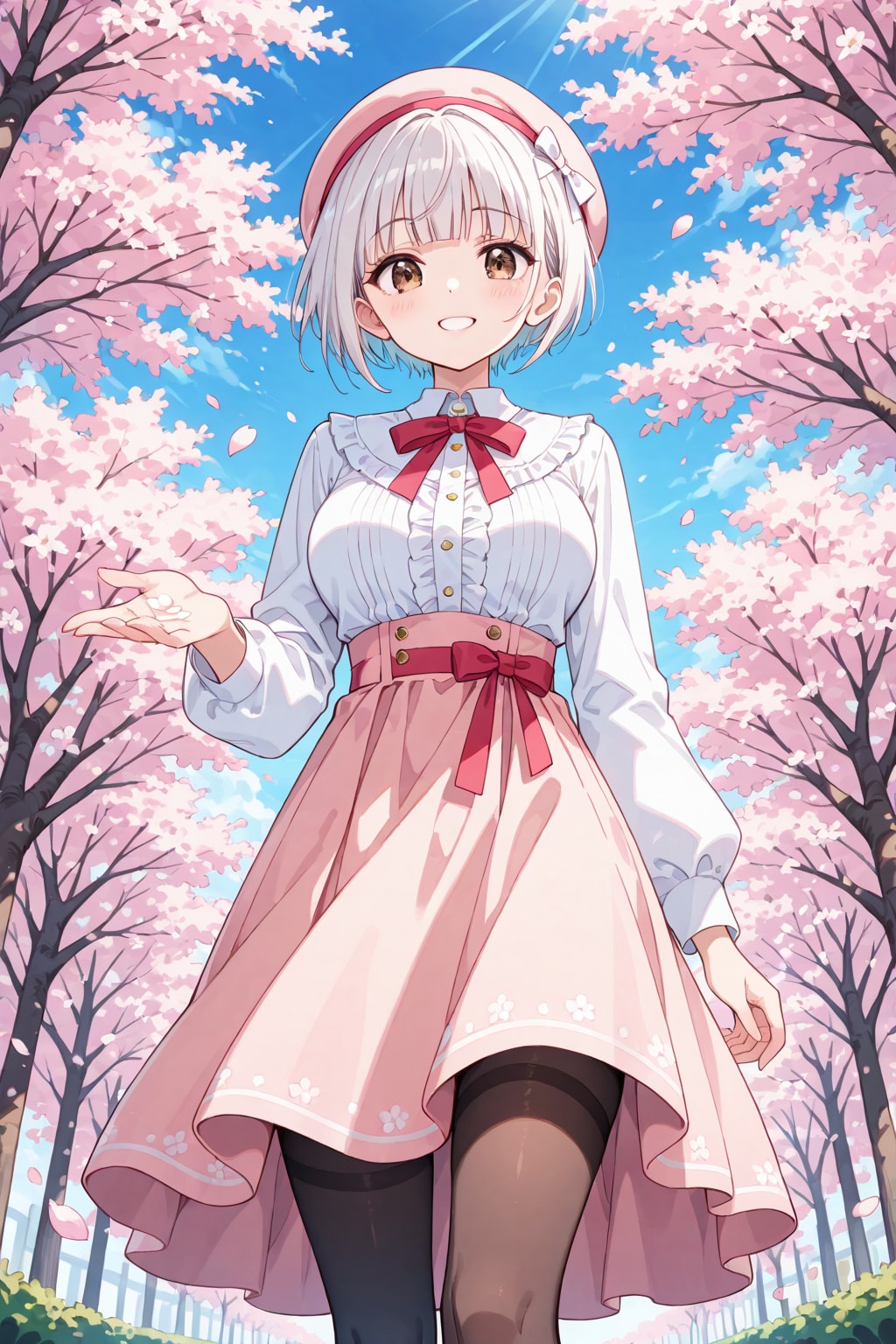 春色コーデの女の子　その７