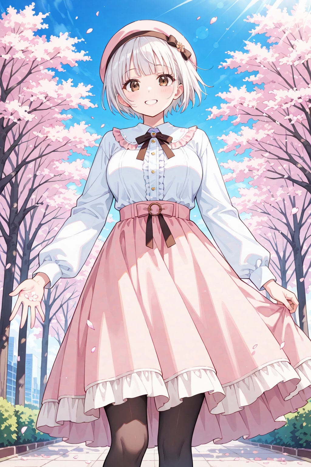 春色コーデの女の子　その７