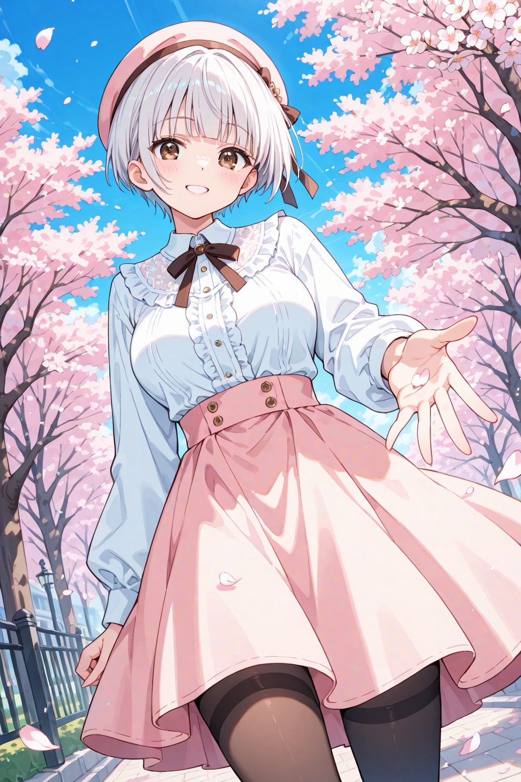 春色コーデの女の子　その７