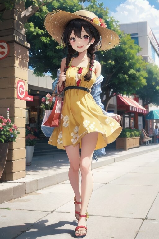 お気に入りのワンピでお出かけ