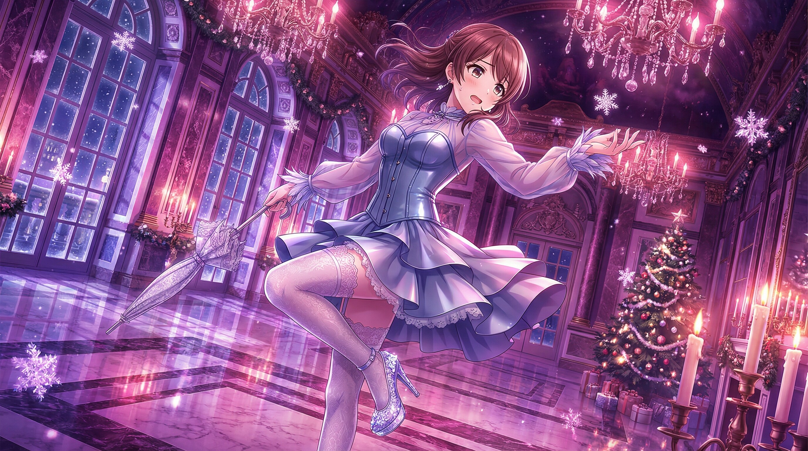 氷灯舞踏の夜想曲 | の人気AIイラスト・グラビア