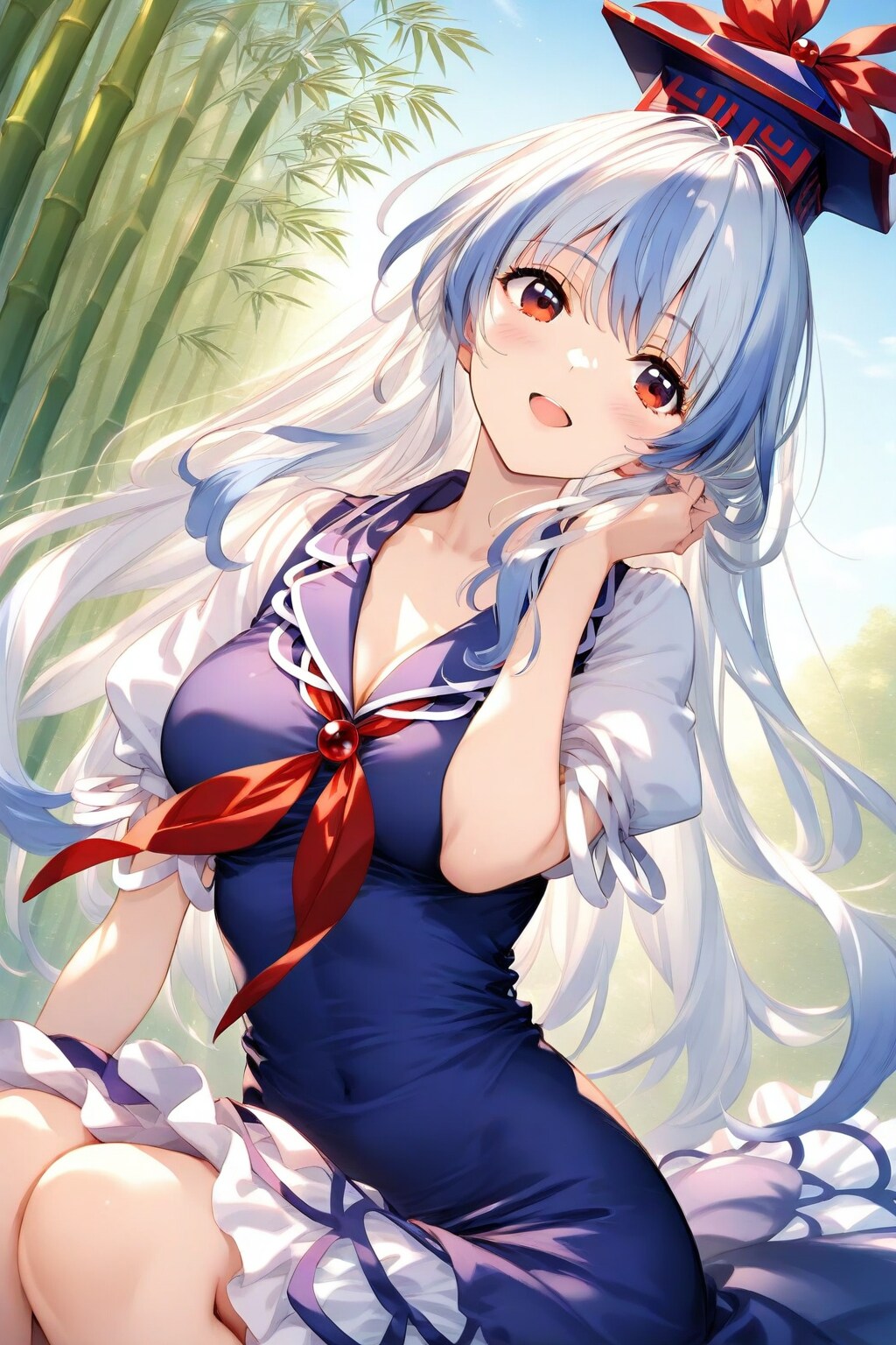 女教師の昼の状景