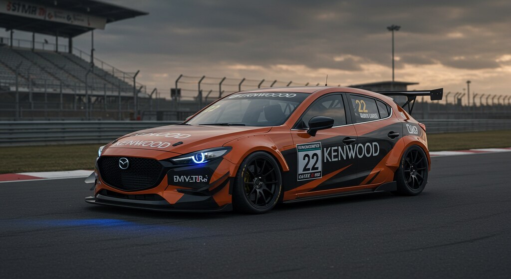 ケンウッドマツダ3レーシングカー