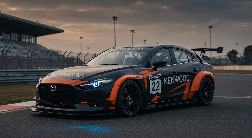 ケンウッドマツダ3レーシングカー