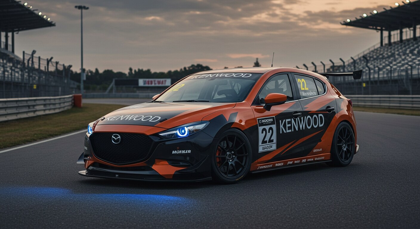 ケンウッドマツダ3レーシングカー | の人気AIイラスト・グラビア