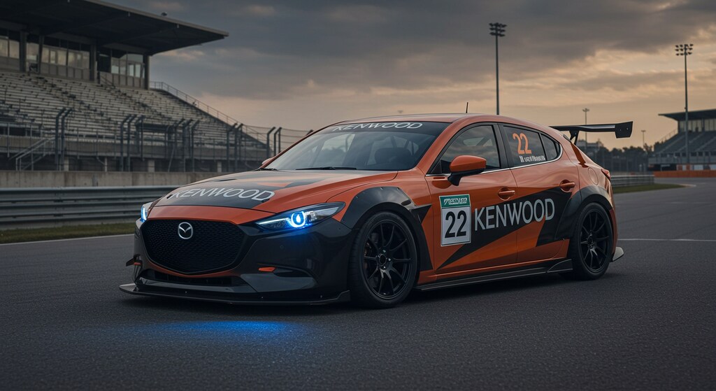 ケンウッドマツダ3レーシングカー