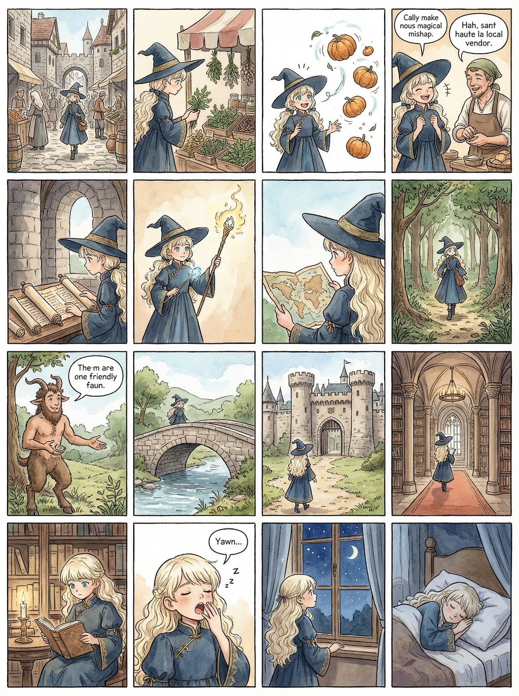 アイコンの金髪魔女