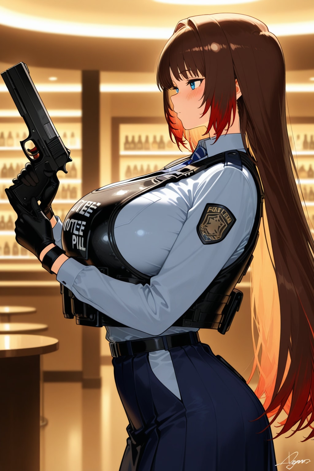 警察官！？ | の人気AIイラスト・グラビア