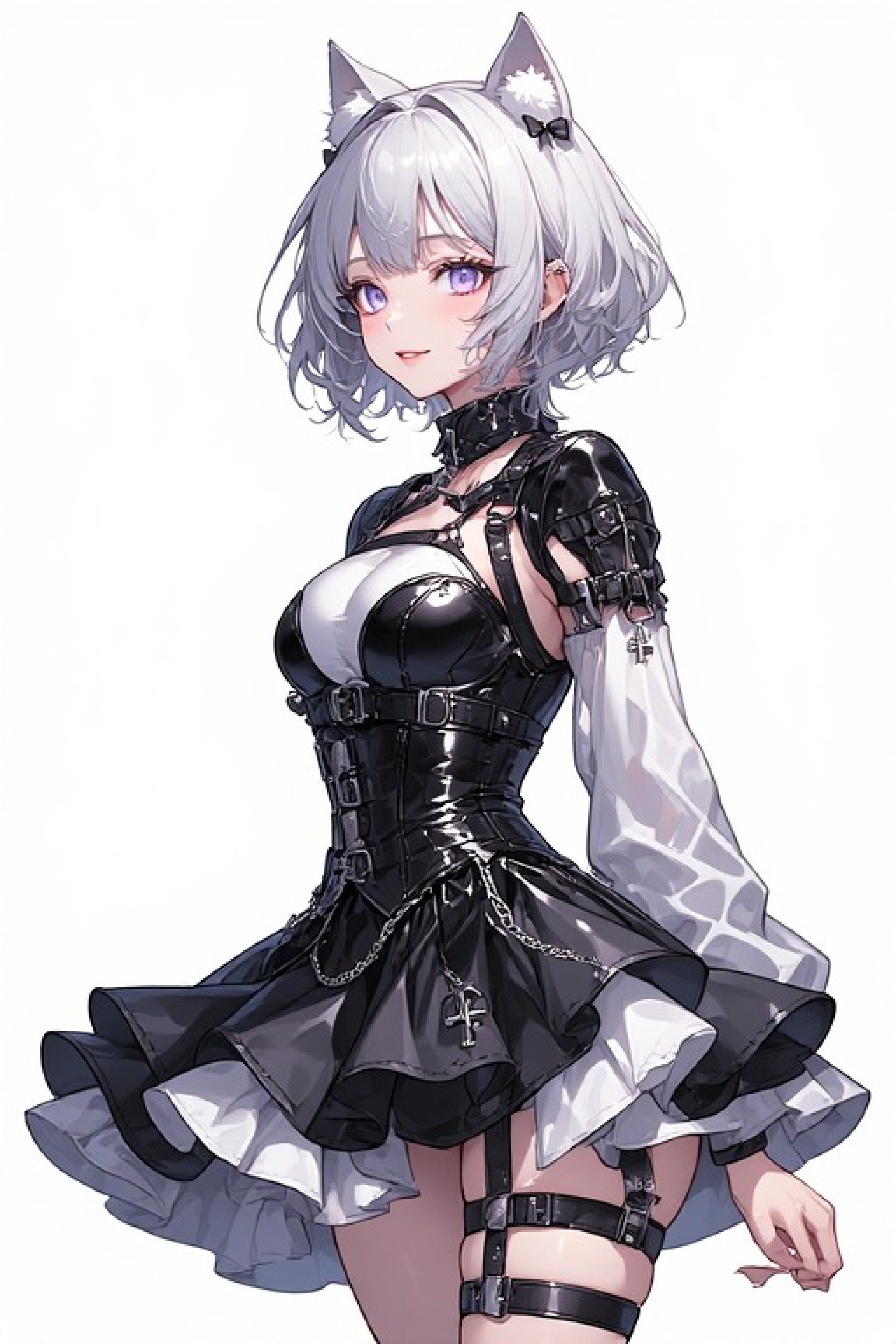 ゴシックにゃんこ | の人気AIイラスト・グラビア