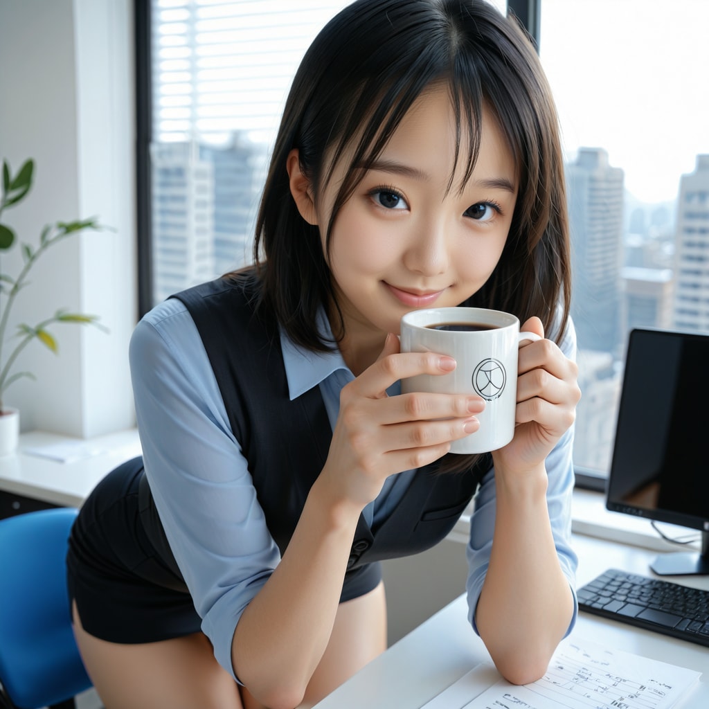 少し休憩しない？コーヒーどうぞ