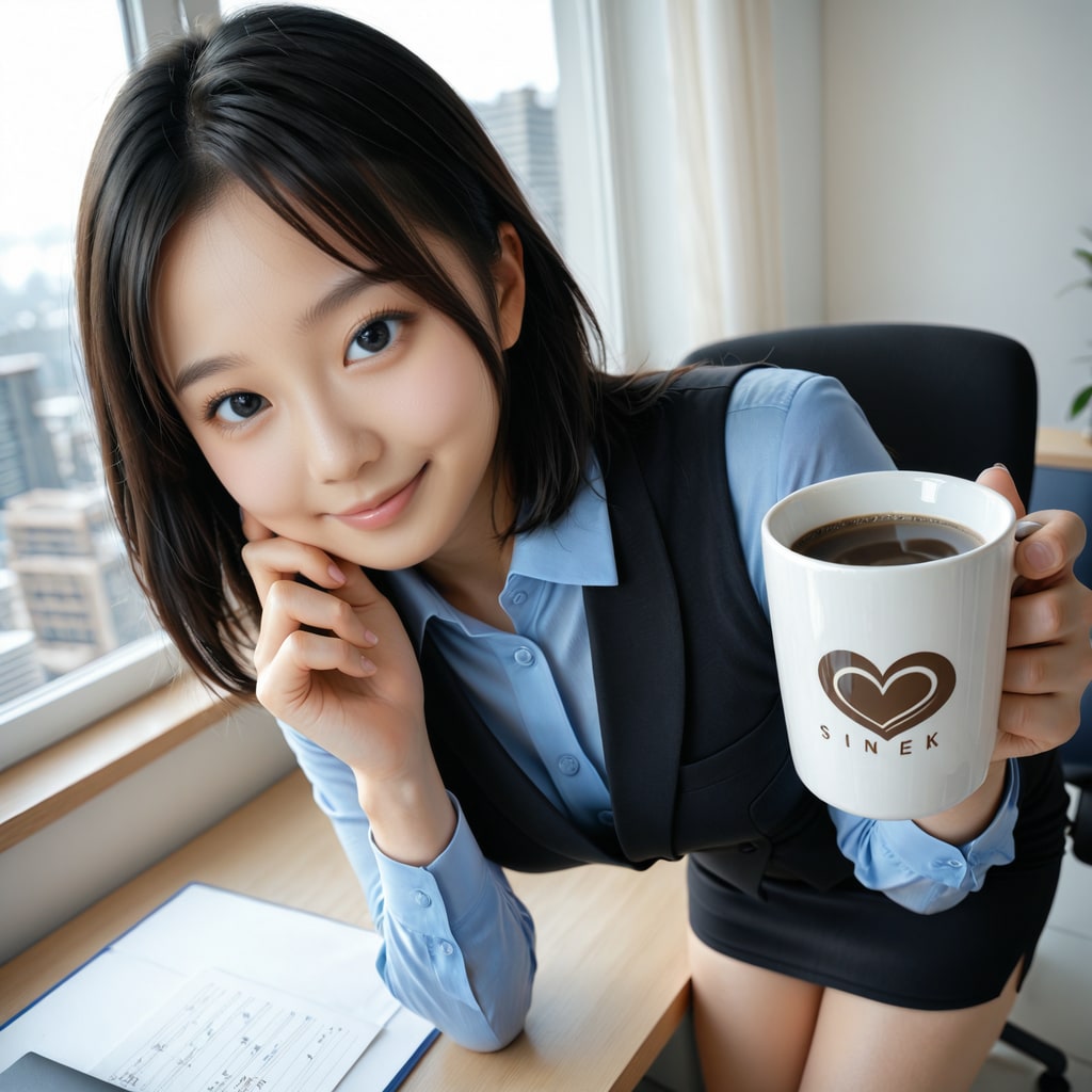 少し休憩しない？コーヒーどうぞ