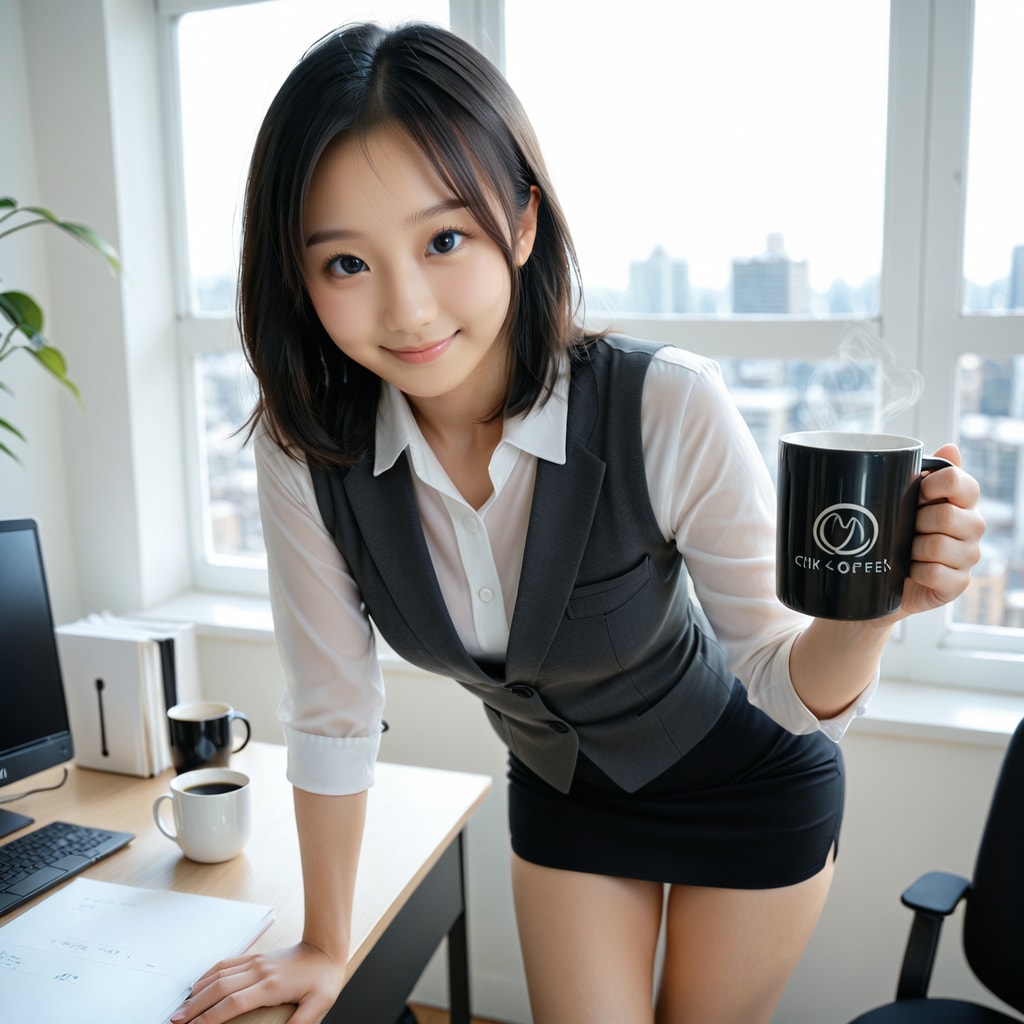 少し休憩しない？コーヒーどうぞ