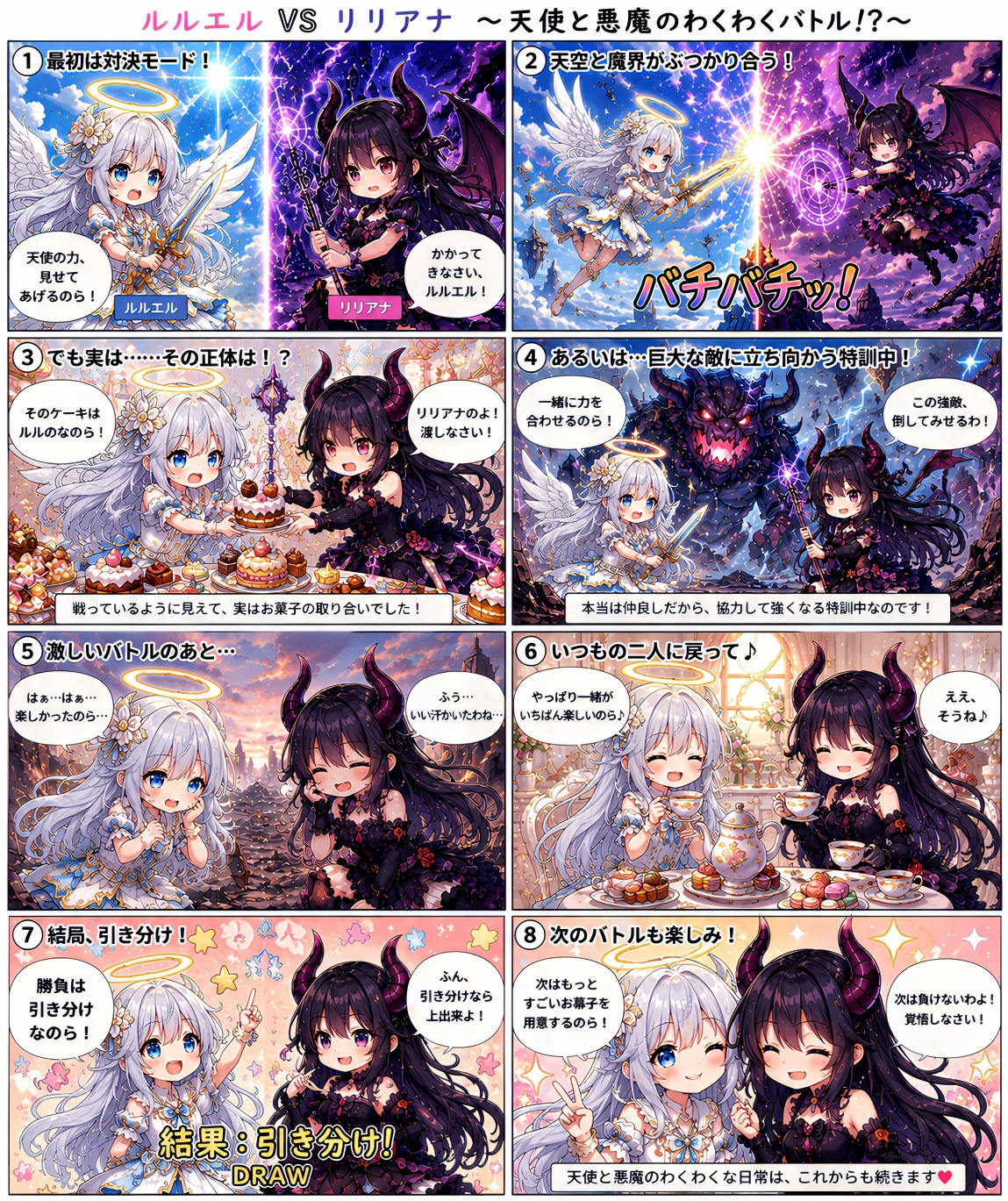 ルルエルとリリアナ！宿命の対決！のはずだった！