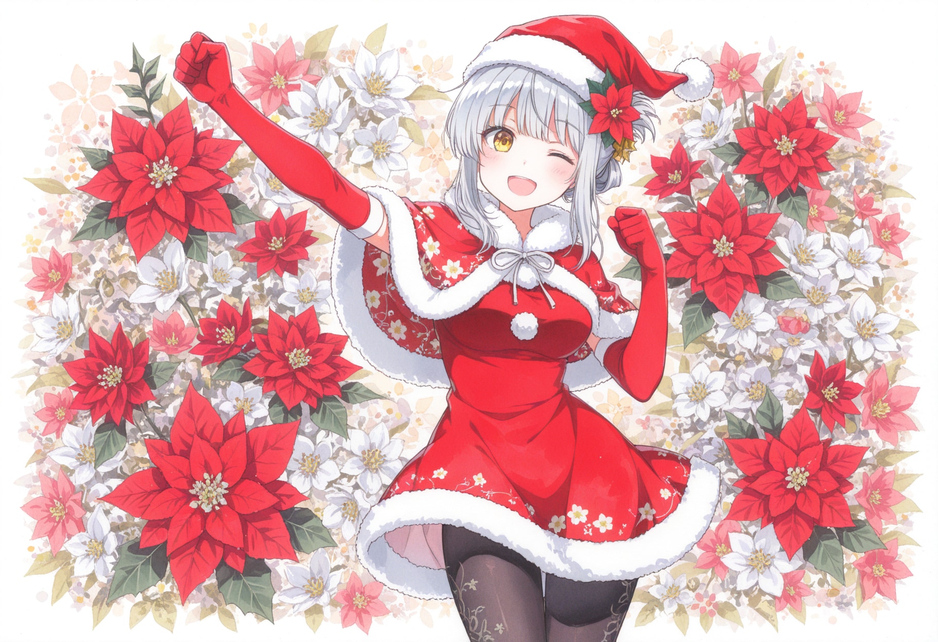 看板娘　flowers | の人気AIイラスト・グラビア