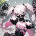 地雷系ガスマスク少女 2枚目