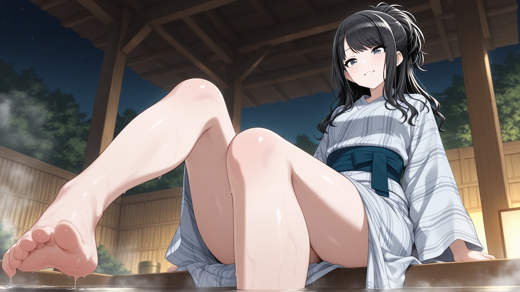 【風野灯織】足湯