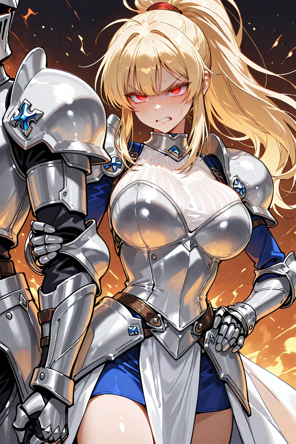 激おこ女騎士さま０３ | の人気AIイラスト・グラビア