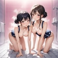 【今日のハーレム】俺の風呂～今日はスク水の日～【R-18版】 10枚目